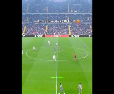 Arda Guler Almost Scored A Kick Off Goal🥶🤯 #shorts #football #soccer