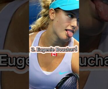 Most beautiful female Tennis Players in the world || #tennis #prettygirls #tennislife #yshorts