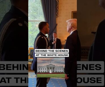 Behind the scenes from my weekend at the White House! #trump #whitehouse