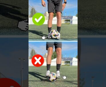 Aprende este TRUCO básico de fútbol ⚽️✅ #futbol