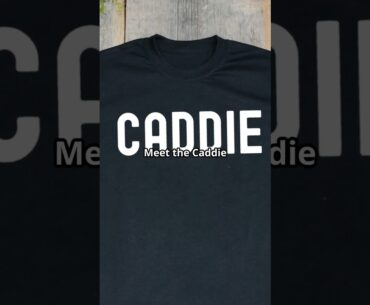 Show Off Your Style with the 'Caddie' Shirt! #GolfApparel #GolfStyle #FunnyGolfShirt #GolfFashion