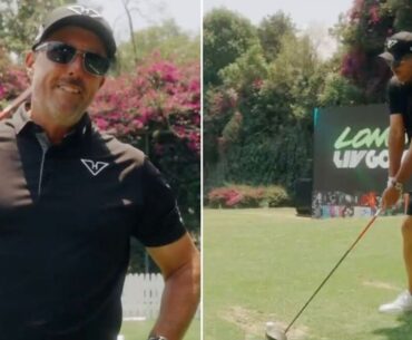 Phil Mickelson boasts in video at LIV Golf event as PGA Tour stars missing out