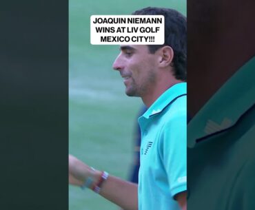 Joaquin Niemann WINS at LIV Golf Mexico City!!! 🙌 #liv #golf #golfer #golfswing #niemann