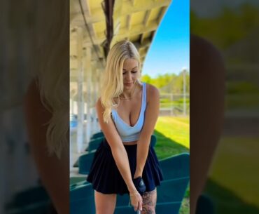 Amazing Golf Swing you need to see | Golf Girl awesome swing | Golf shorts | Sigita