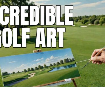 Artist Paints the World's Top Golf Courses: You Won't Believe Where!