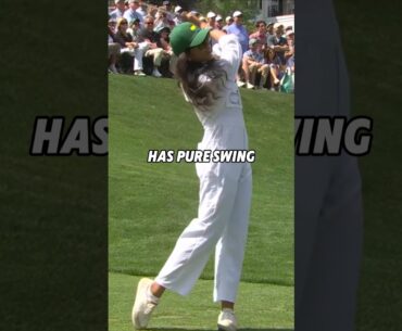 Aaron Rai's Wife has Pure Swing #golf #pga