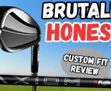 BRUTALLY Honest REVIEW of my CUSTOM FIT GRAPHITE Irons!!
