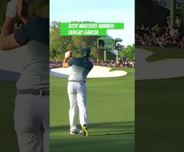 2017 Masters Winner Sergio Garcia #sergiogarcia  #themasters #golfswing #golf #augusta
