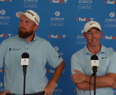 Rory McIlroy & Shane Lowry Discuss 2025 Zurich Classic of New Orleans | PGA Tour Saturday Interview