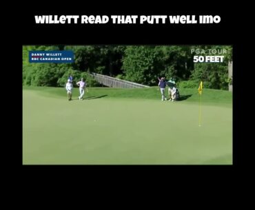 Danny Willet Makes Fantastic Putt! #golf #dannywillett #pgatour