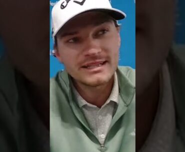Rasmus Hojgaard's Masters Experience
