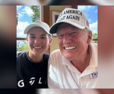 Donald Trump's Granddaughter Kai, 17, Challenges Him to a Golf Match After He Claims She Still Can't