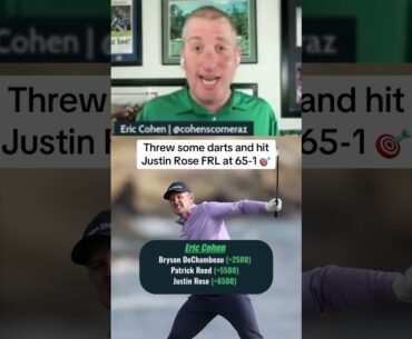Justin Rose (-7) was the FRL at the 2025 Masters 🤑 #justinrose #themasters #2025masters #golf