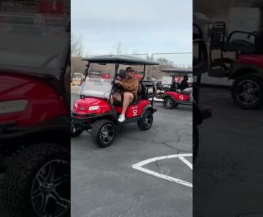 Custom golf carts 🔥 (via @Chiefs/TT) #shorts