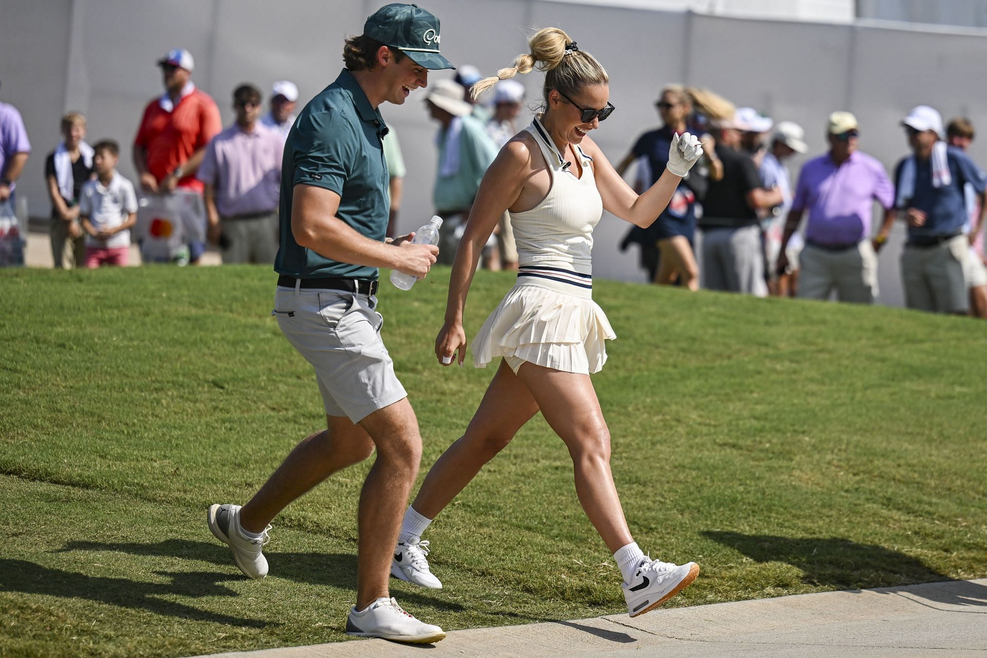 Paige Spiranac at the Creator Classic (Image via Getty)