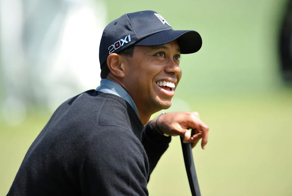 Tiger Woods on the practice green at Augusta National.Jack Gruber &sol; USA TODAY NETWORK via Imagn Images