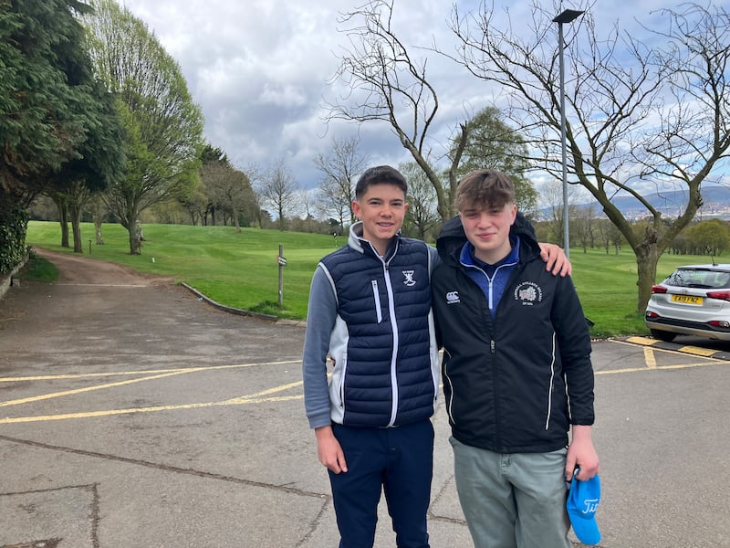 Matthew Magee and Ollie Russell, Holywood golf club members