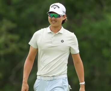 Min Woo Lee Justin Bieber friendship, broken finger, illness, Masters record, Houston Open win, press conference