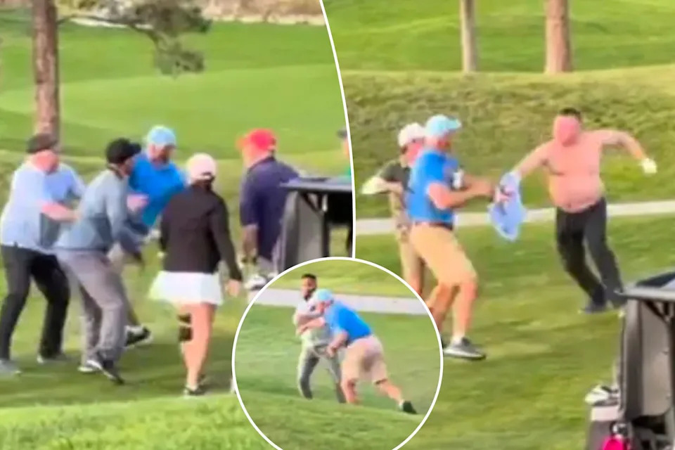 golf course brawl