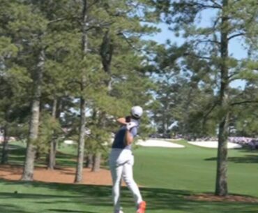 Rory McIlroy stuns Masters crowd after shot from trees 'falls from golfing heaven' | Golf | Sport