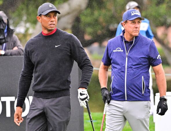 Tiger Woods and Phil Mickelson Tiger Woods and Phil Mickelson