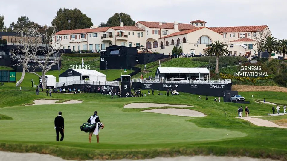 The Riviera Country Club will host the golf events at the LA Olympics in 2028. - Ryan Kang/AP