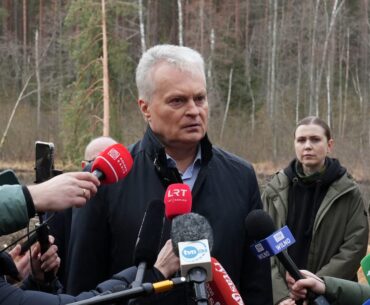 Lithuania paid more respect to soldiers who died than Trump