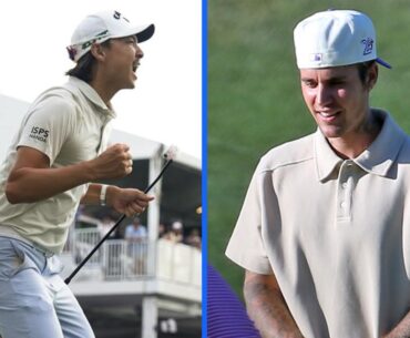 Min Woo Lee jokes about being Justin Bieber’s ‘golf coach’ ahead of Masters