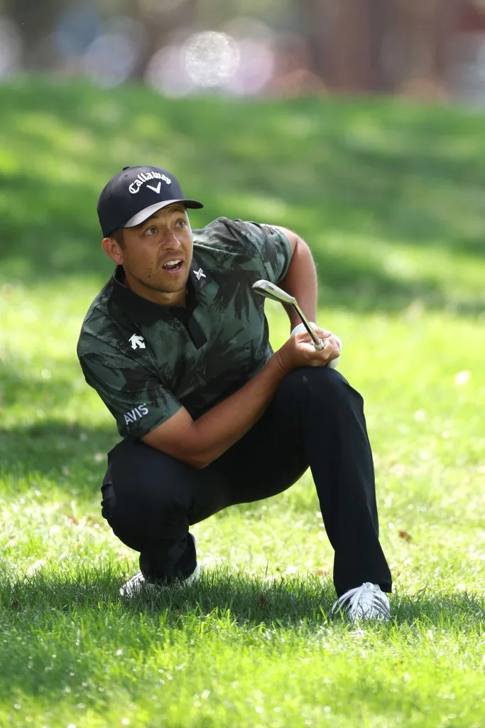 Xander Schauffele of the United States plays a shot out of the rough on the first hole during the third round of the Valspar Championship 2025 at Innisbrook Resort and Golf Club on March 22, 2025 in Palm Harbor, Florida. Getty Images