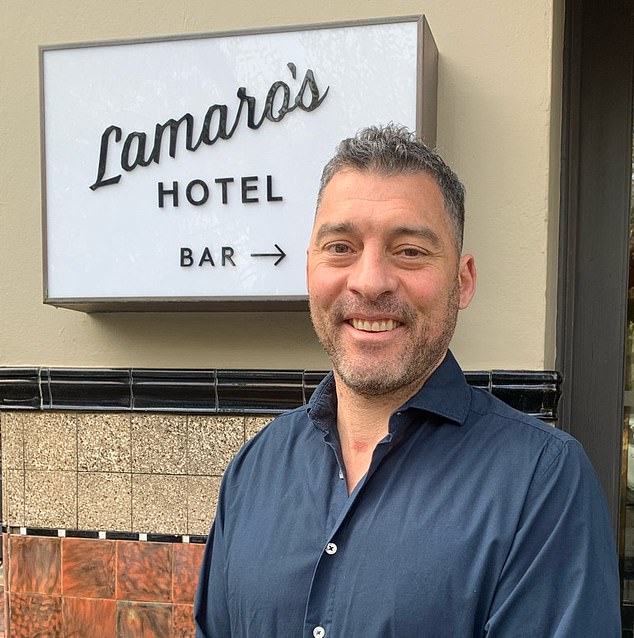 Hospitality heavyweight Paul Dimattina banned Andrews from his pub Lamaro's Hotel
