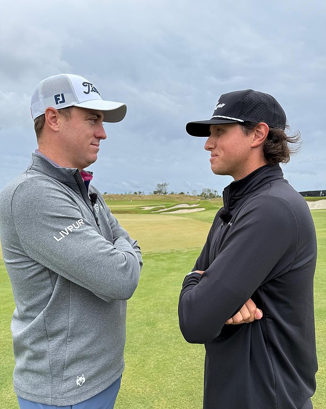 The YouTuber's recent video with world No 9 Justin Thomas has amassed nearly 2m views