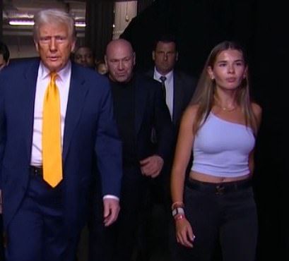Kai Trump raved about UFC 314 in Miami after watching the action from her cage side seats