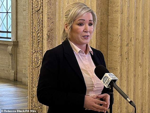 Northern Ireland's First Minister Michelle O'Neill said they must hold a 'huge party' for him
