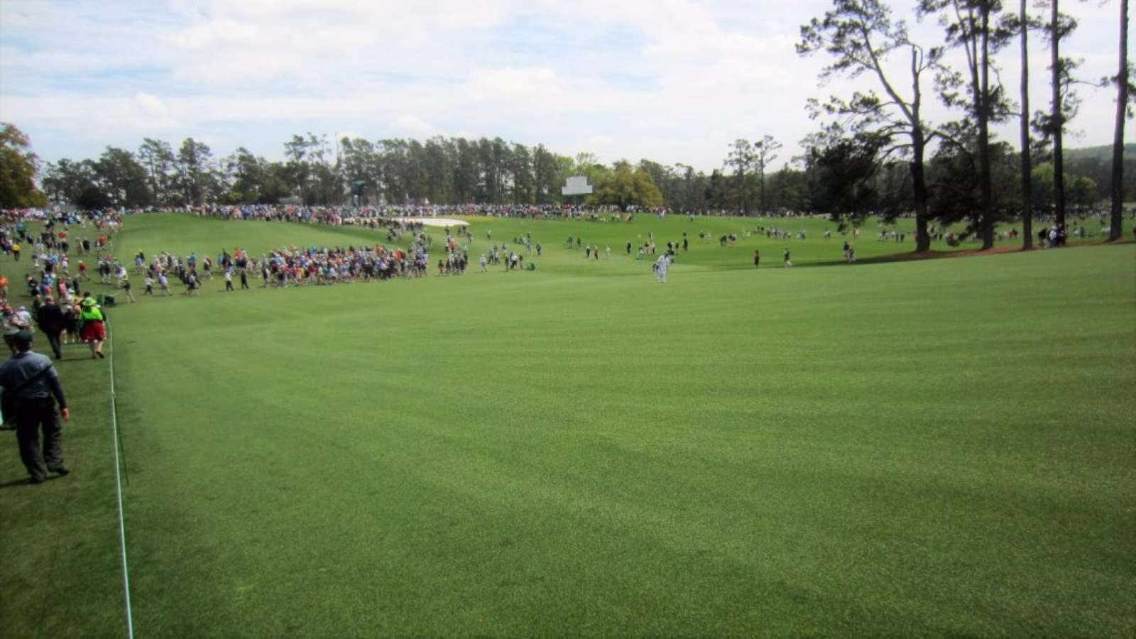 1st hole at Augusta