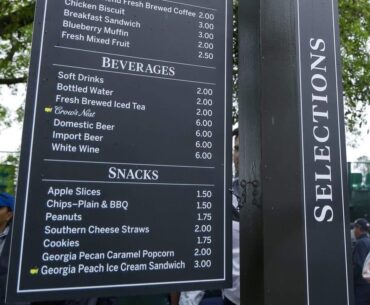 Masters concession prices: What’s on the menu at Augusta National Golf Club