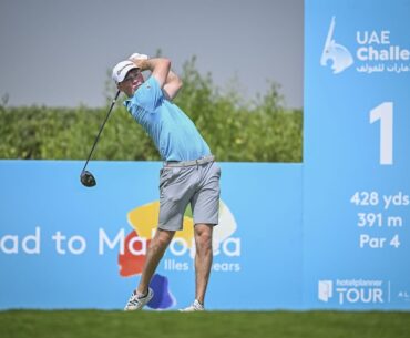Mark Power just three back in UAE