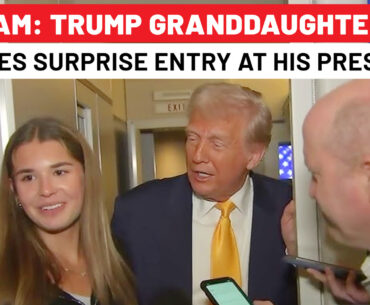 On cam: Trump introduces granddaughter Kai to ‘fake news’ at 2 am presser mid-air, she says this