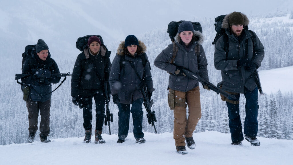 Danny Ramirez, Tati Gabrielle, Ariela Barer, Kaitlyn Dever and Spencer Lord in "The Last of Us" Season 2, Episode 2. (Liane Hentscher/HBO)