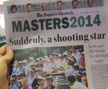 What's it like to attend The Masters for the first time? "I shed a little tear"