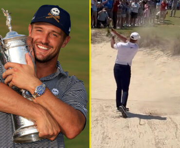 Bryson DeChambeau takes out Masters frustrations by recreating shot that beat Rory McIlroy to US Open glory