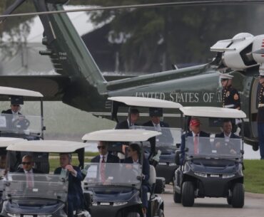 Donald Trump's attendance has chance to boost LIV over PGA Tour this weekend
