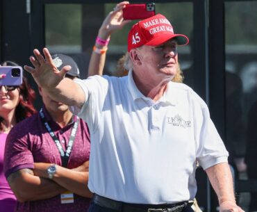 Trump Jets Off to Watch Golf as U.S. Economy Goes Up in Flames