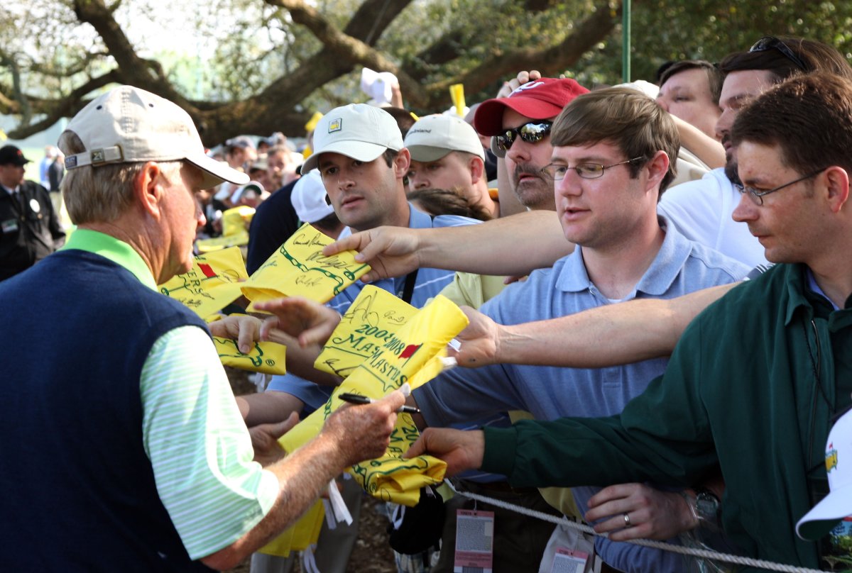 AUGUSTA, GA - APRIL 09: Jack Nicklaus 