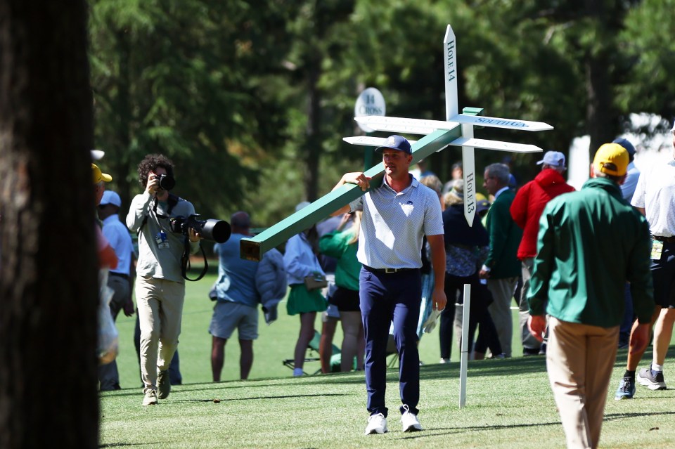 The YouTube star also helped the Masters find its way