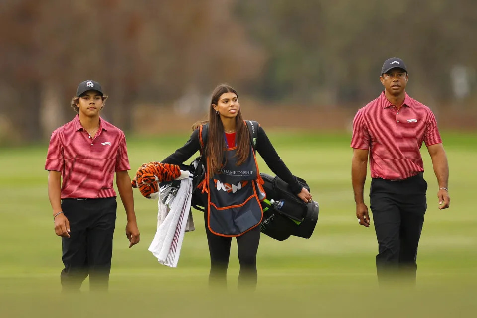Tiger Woods, Charlie Woods (Mike Ehrmann / Getty Images)