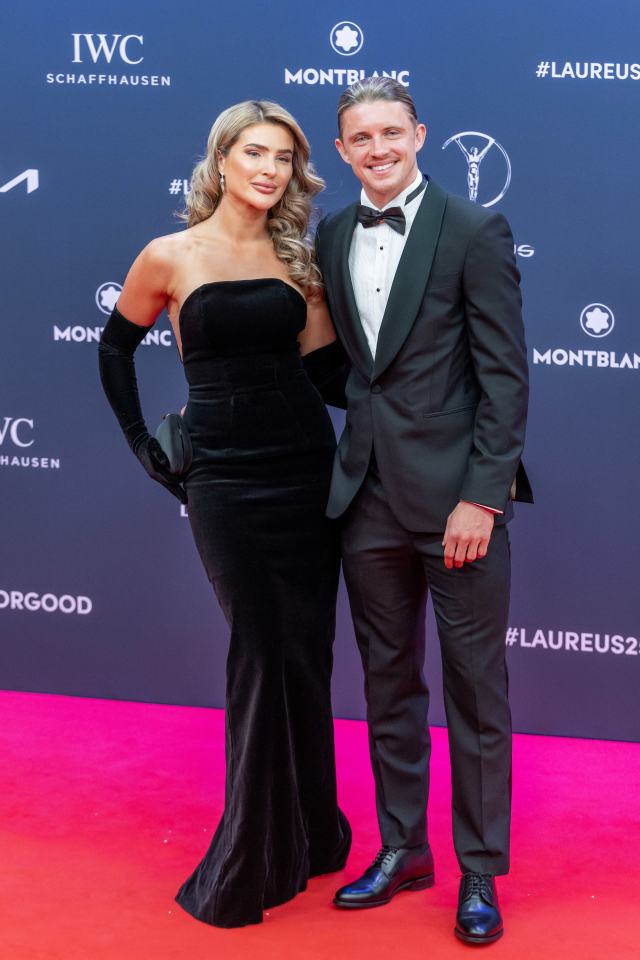 Conor Gallagher and Aine Kennedy at the Laureus World Sports Awards.