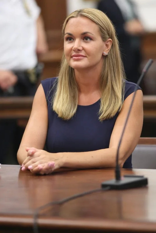 Vanessa Haydon Trump appears in Civil Supreme Court on July 26, 2018 in New York City.<p><a href="https://www.gettyimages.com/detail/1006302948" rel="nofollow noopener" target="_blank" data-ylk="slk:Pool&sol;Getty Images;elm:context_link;itc:0;sec:content-canvas" class="link ">Pool&sol;Getty Images</a></p>