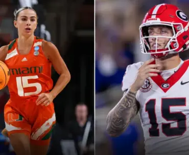 Kai Trump blasts Carson Beck, confirms he transferred to Miami solely for Hanna Cavinder image