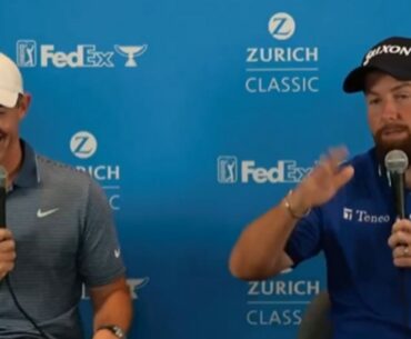 'Would do well' - Shane Lowry cracks joke about doubting Rory McIlroy would play Zurich Classic after Masters glory