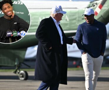 Sauce Gardner pokes fun at Saquon Barkley controversy over Trump golf outing